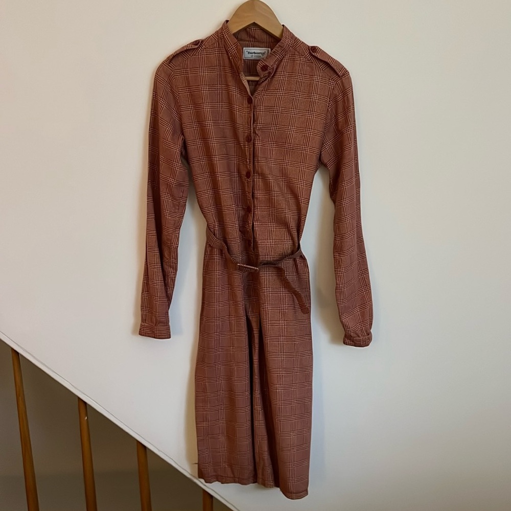 Vintage Plaid Burberry Dress